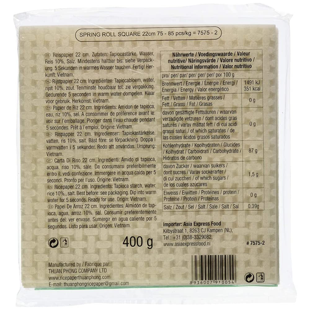 ALBERO DI BAMBÙ - Carta di riso 22 cm. (Panini estivi) - 1 x 400 g