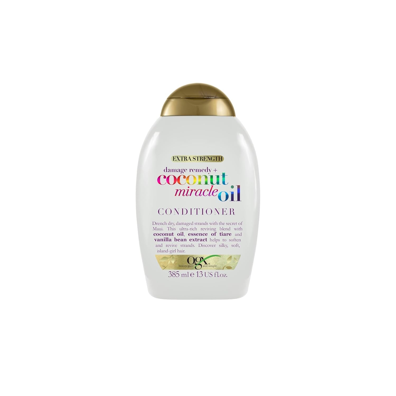 OGX Coconut Miracle Oil Conditioner, balsamo idratante per la cura dei capelli con olio di cocco, 385 ml Hair care OGX Conditioner