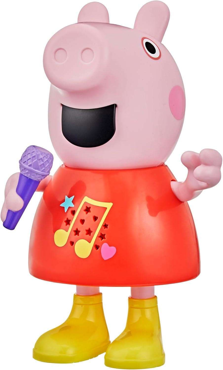 Bambola Peppa Pig, parla e canta, rosa, 20 cm