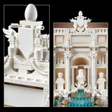 LEGO Architecture Fontana di Trevi - Modello di un punto di riferimento a Roma con sculture di Minifigure - pezzo da collezione per ufficio e soggiorno - regalo per adulti e amanti dell'architettura 21062 Set da costruzione Besuche den LEGO-Store