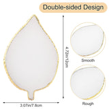 Resina Nail Art Palette Blatt Form Nail Art Werkzeuge Kit Nail Gel Polish Colori Mischen Palette Für DIY Nail Art Make-Up Nagel Dekoration Zubehör