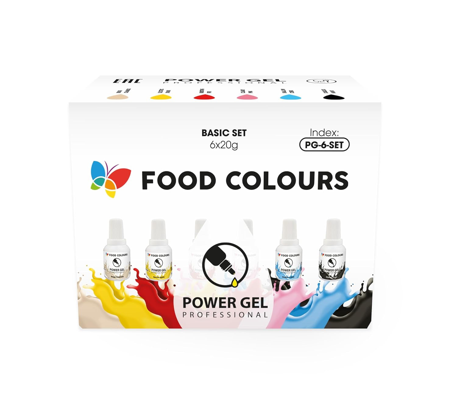 Colorante alimentare in gel, beige, color champagne, 20 g. Colorante alimentare per un'ampia gamma di applicazioni per decorare torte, crostate, creme, pan di spagna, glassa reale, macarons.
