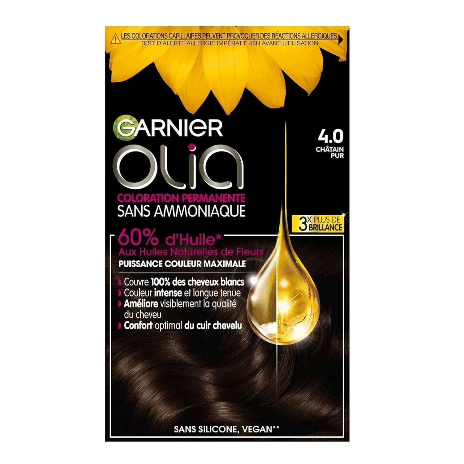 GARNIER OLIA - 4.0 pure chatain Tintura per capelli Naty Shop Titolo predefinito