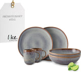 Set da colazione Lave beige di Villeroy & Boch, 6 pezzi