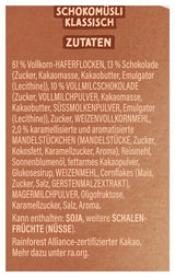 Dr. Oetker Vitalis Chocolate Muesli Classic: muesli da colazione con cioccolato al latte e fondente, confezione da 7 (7 x 600 g)