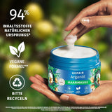 Herbal Essences Maschera riparatrice per capelli con olio di argan 300ml. Dai capelli danneggiati ai capelli più lisci e lucenti. Terapia intensiva. Con ingredienti di origine naturale. Maschera per capelli Vegan Naty Shop