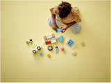 LEGO DUPLO A casa sulle ruote 10986, macchinina con grandi mattoncini, personaggi e macchinina per ragazzi e ragazze dai 2 anni, sviluppa capacità motorie complesse Set di costruzione Besuche den LEGO-Store