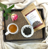 MILKY OOLONG 100G, tè Oolong premium con carattere di tè verde, tè verde sfuso semifermentato, tè verde sfuso Teaclub