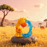 Playgro Jerry Giraffa Massaggiagengive - Massaggiagengive per neonati - Massaggiagengive in silicone - Massaggiagengive in silicone - Aiuto per la dentizione - Silicone - Massaggiagengive per neonati - Colorato