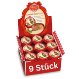 Reber Bites Torta Cioccolato e Tartufo, tartufi al brandy su cremoso torrone, ricoperto di delicato cioccolato al latte alpino, 40g (1 pezzo)
