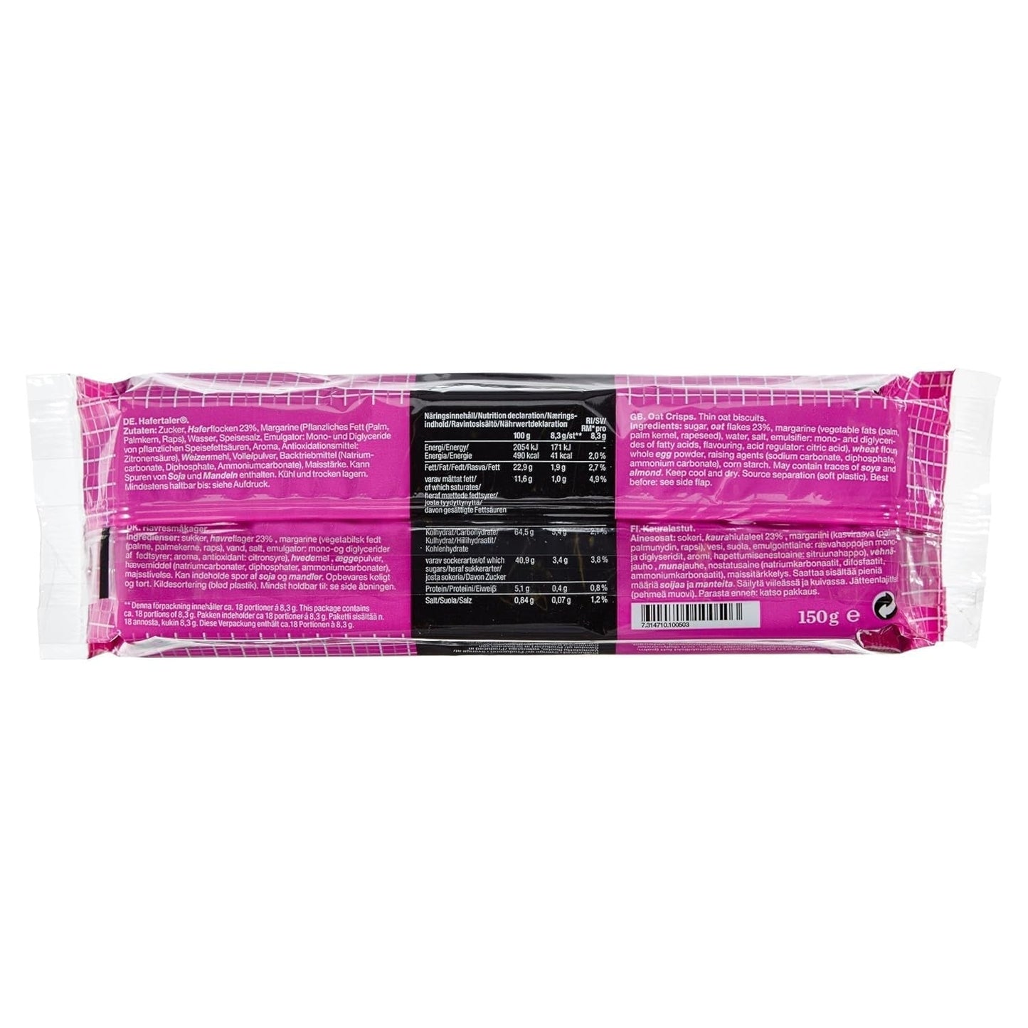 Crackers d'avena svedesi Gille, 150 g (1 confezione)