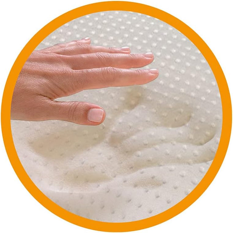 Marcapiuma - Coppia cuscini cervicale in memory - Miss & Mister - Parte ultra traspirante - Fodera in cotone 100% - Ortopedico - Guanciale Visco Memory Foam - PRODOTTO MEDICO - Cuscini standard Made in Italy Naty Shop