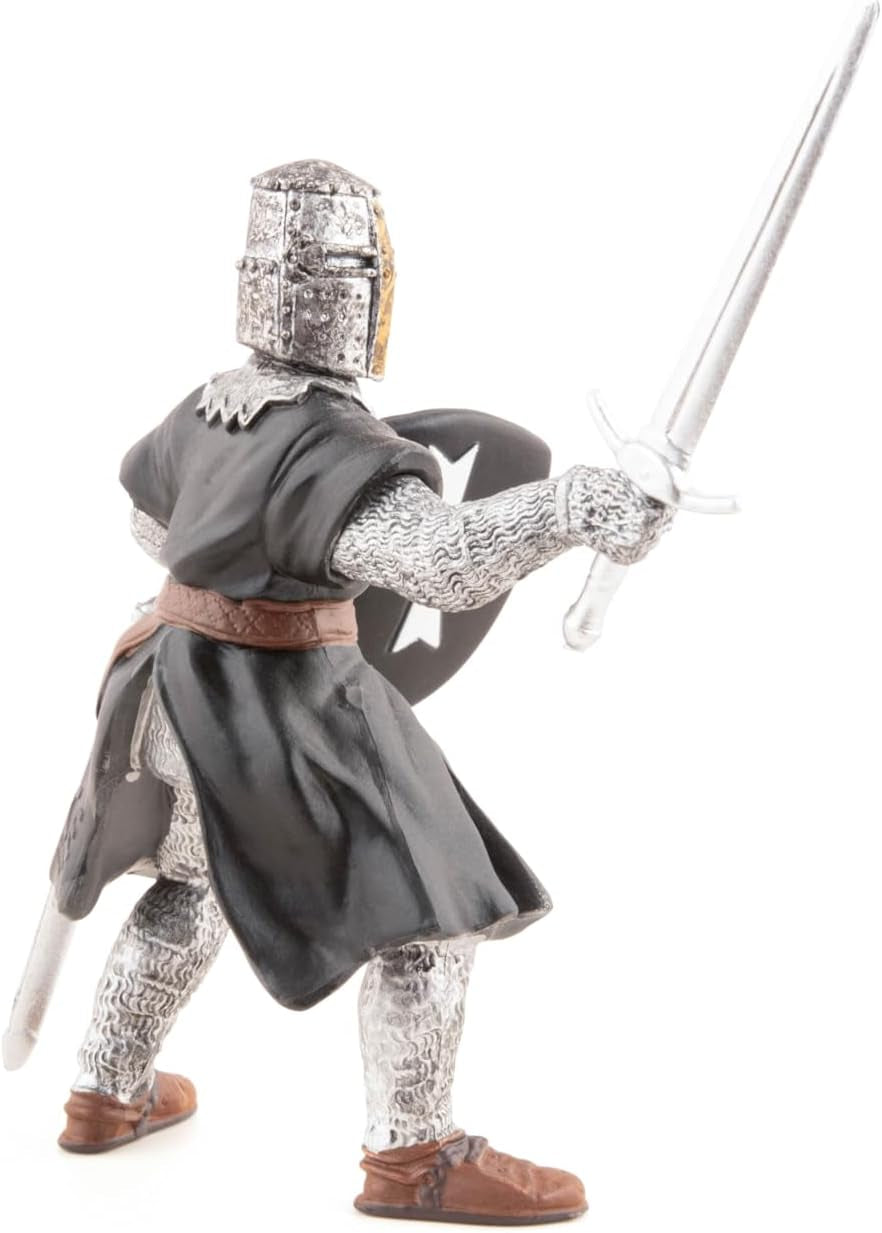 Papo -Dipinto a mano - Figure -Fantasy-Medievale - Cavalieri di San Giovanni con spada-39938-Da collezione-Per bambini - Adatto a ragazzi e ragazze - Dai 3 anni Action figures Naty Shop