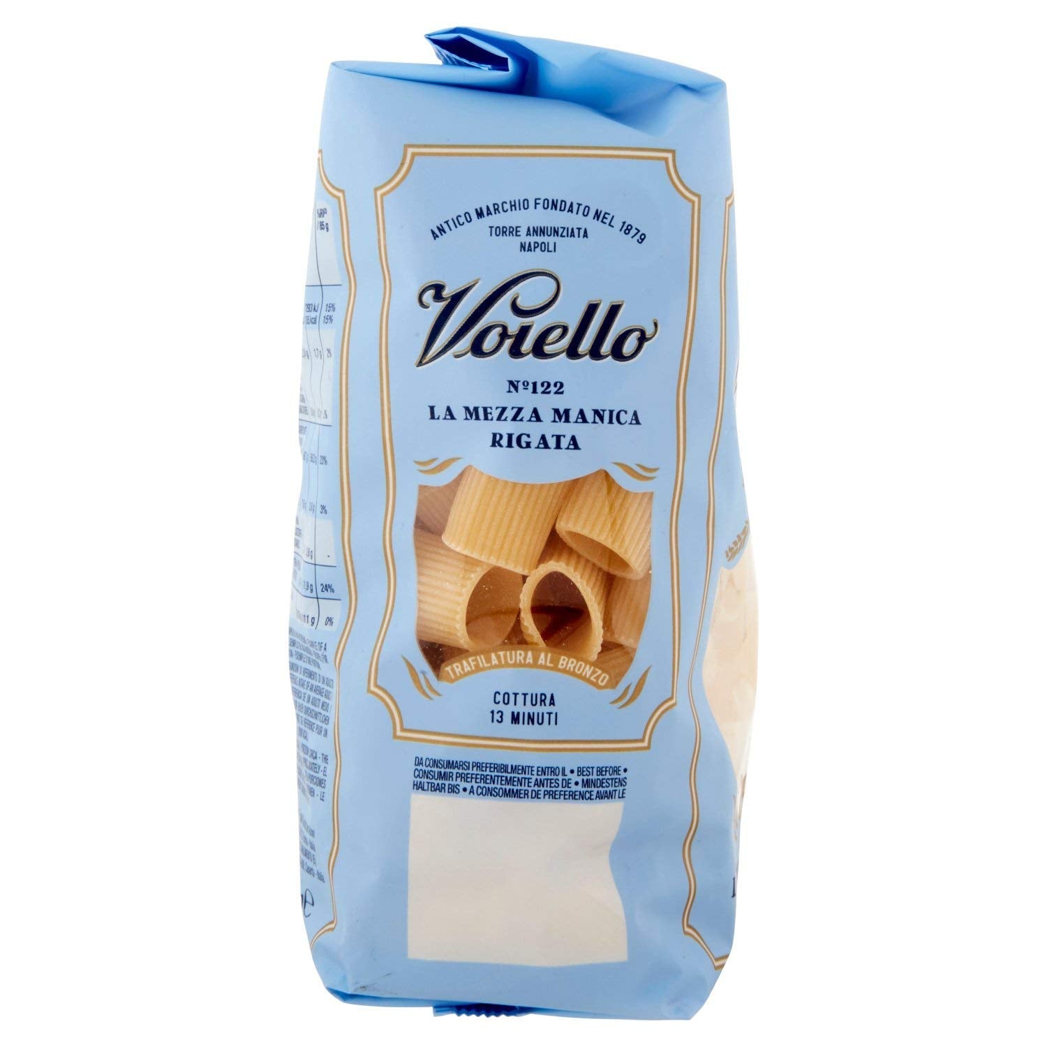 Pasta rigata per mezze maniche 500g 500g