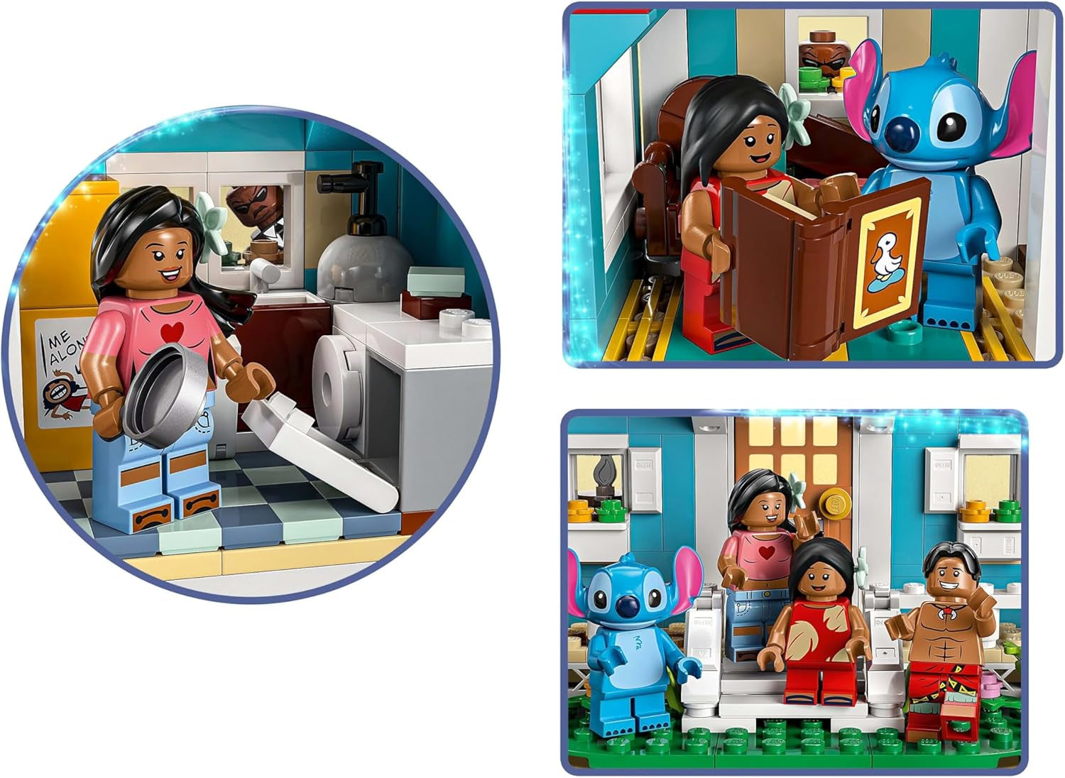LEGO® Disney Beach House di "Lilo e Stitch" - Giocattolo costruibile con 6 stanze, osservatorio, astronave e 5 minifigure - regalo di compleanno per ragazze e ragazzi 9+ e fan 43268 Besuche den LEGO-Store set di costruzione