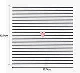 Tovaglioli Grafik Werkstatt con scritta 20 pezzi 25 cm x 25 cm cuore bianco e nero (confezione da 2)