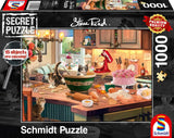 Schmidt Spiele 59919 Puzzle segreto, Al tavolo della cucina, 1.000 pezzi, Colorato, Puzzle grande Naty Shop Titolo predefinito