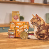 Lily's Kitchen Cibo umido per gatti adulti, realizzato con ingredienti naturali, deliziosi pezzi in salsa, confezione multipla, 8 scatole x 85 g