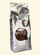 Maxi Crema 1000g Caffè in Grani Interi - Maestria tostatura italiana originale per le massime esigenze! Caffè, cappuccino, espresso, latte macchiato