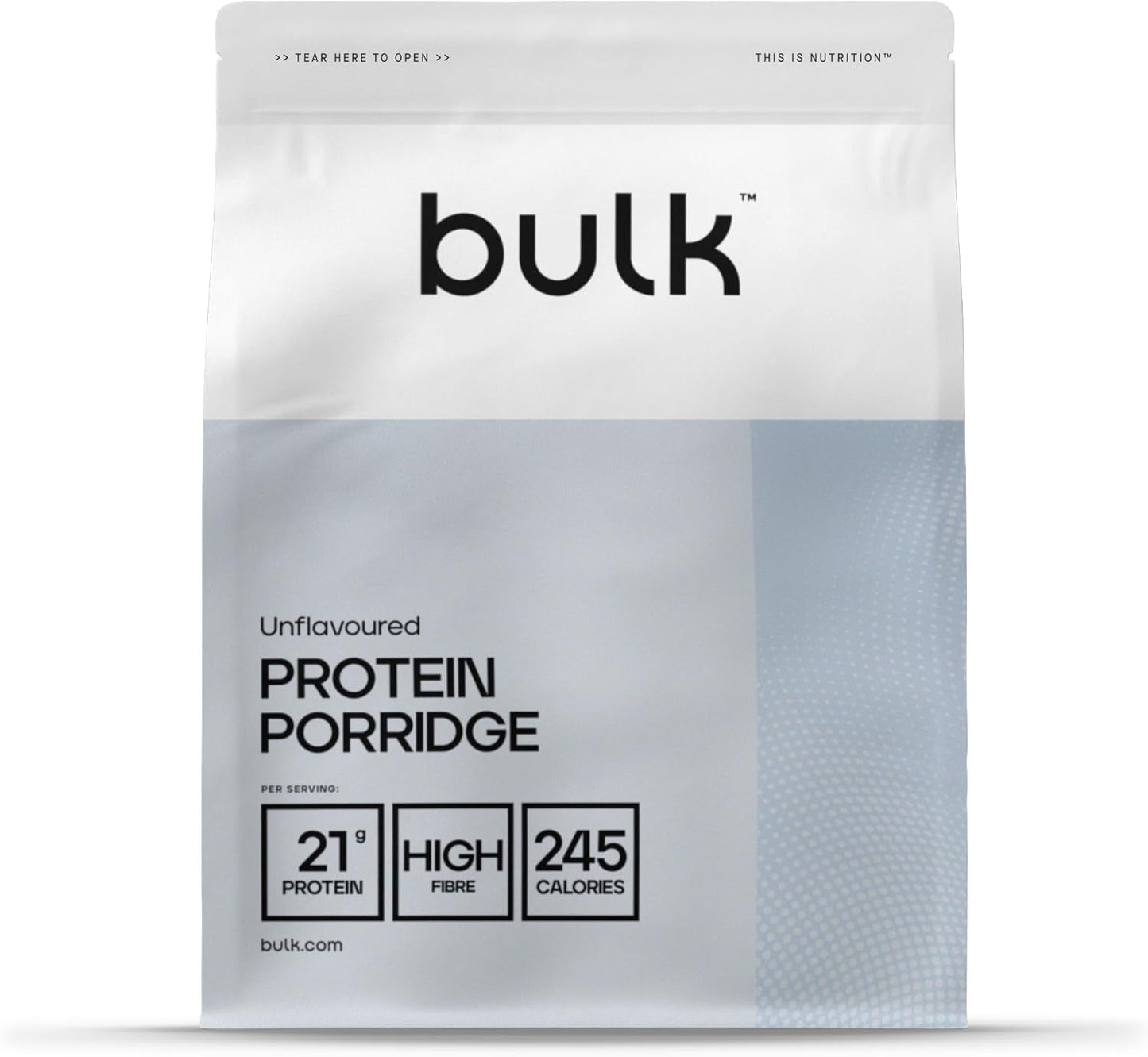 Farina d'avena proteica completa, sfusa, farina d'avena ad alto contenuto proteico, siero di latte, alto contenuto di fibre, porridge proteico, non aromatizzato, 1 kg