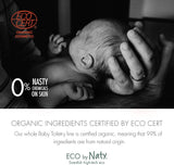 Eco by Naty, pomata per ferite neonati, ingredienti vegetali biologici con 0% di profumo, ipoallergenico e dermatologicamente testato, tubo 50 ml Bambini - Bagno e Cura della Pelle Naty Shop