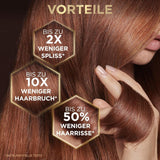 Garnier Olia Hair Color 6.0 Castano Chiaro + True Treasures Repair Treatment (340ml) per capelli danneggiati - colorazione senza ammoniaca, oli naturali, copre i capelli grigi, miele e cera d'api, meno rotture Tinture per capelli Naty Shop