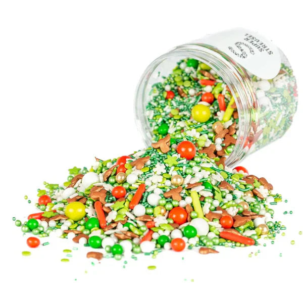 Super Streusel Hohoho Sprinkles Christmas - Decorazione Festiva Per Deliziose Torte 90 G