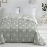 Piumino trapuntato sintetico, verde menta, Ancho 150-160 Cm Piumini e Trapunte Naty Shop