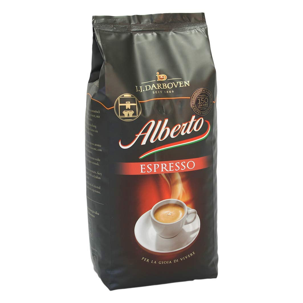 8 chicchi di caffè espresso Darboven Alberto Espresso da 1 kg