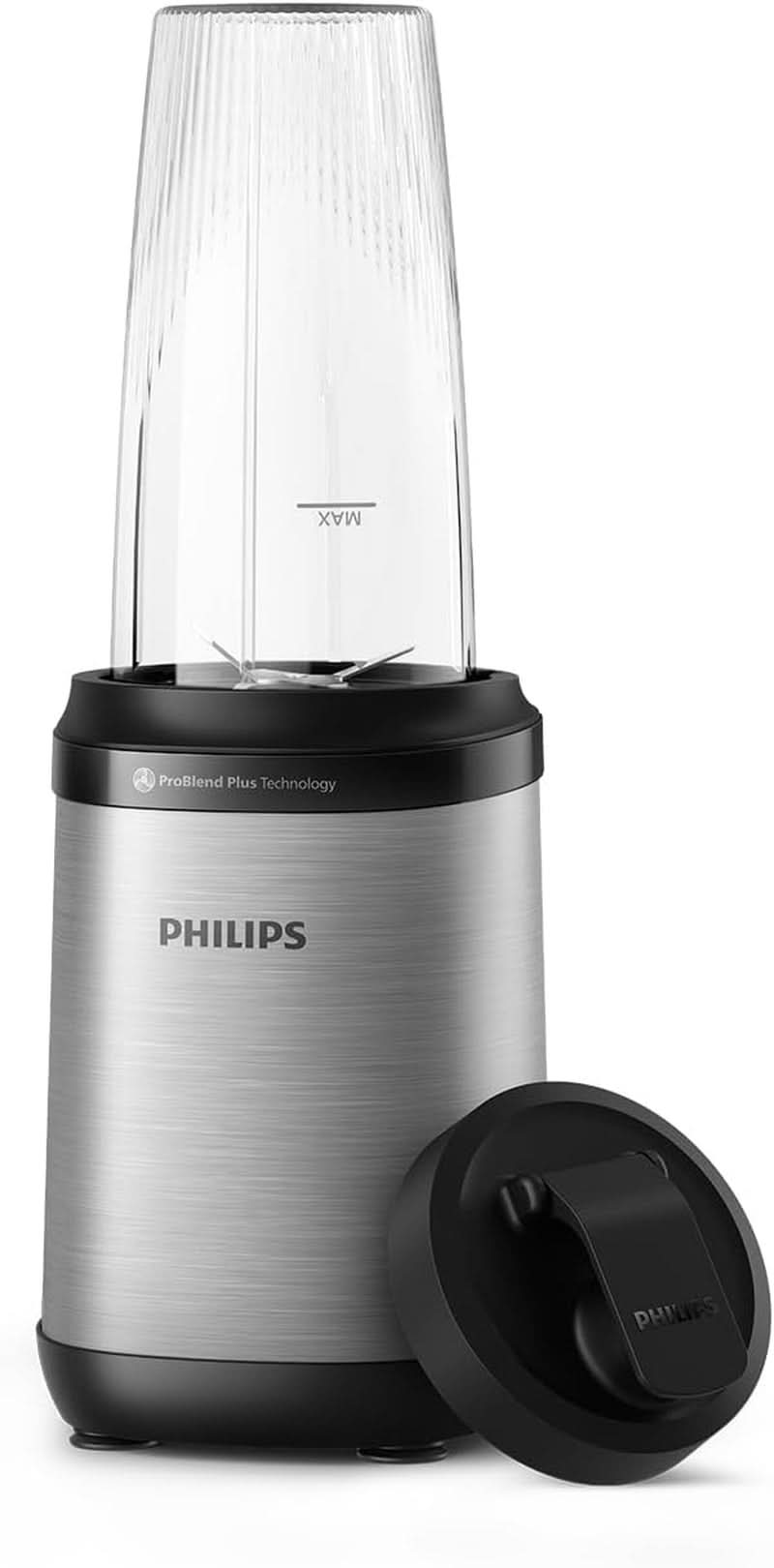 Philips Frullatore e frullatore – 600 W, tazza da 2 litri, app Homeid, 2 Geschwindigkeitsstufen + funzione impulso, problema, funzione Ice Crush (HR2291/41) Kitchen Naty Shop 800 Watt - frullatore