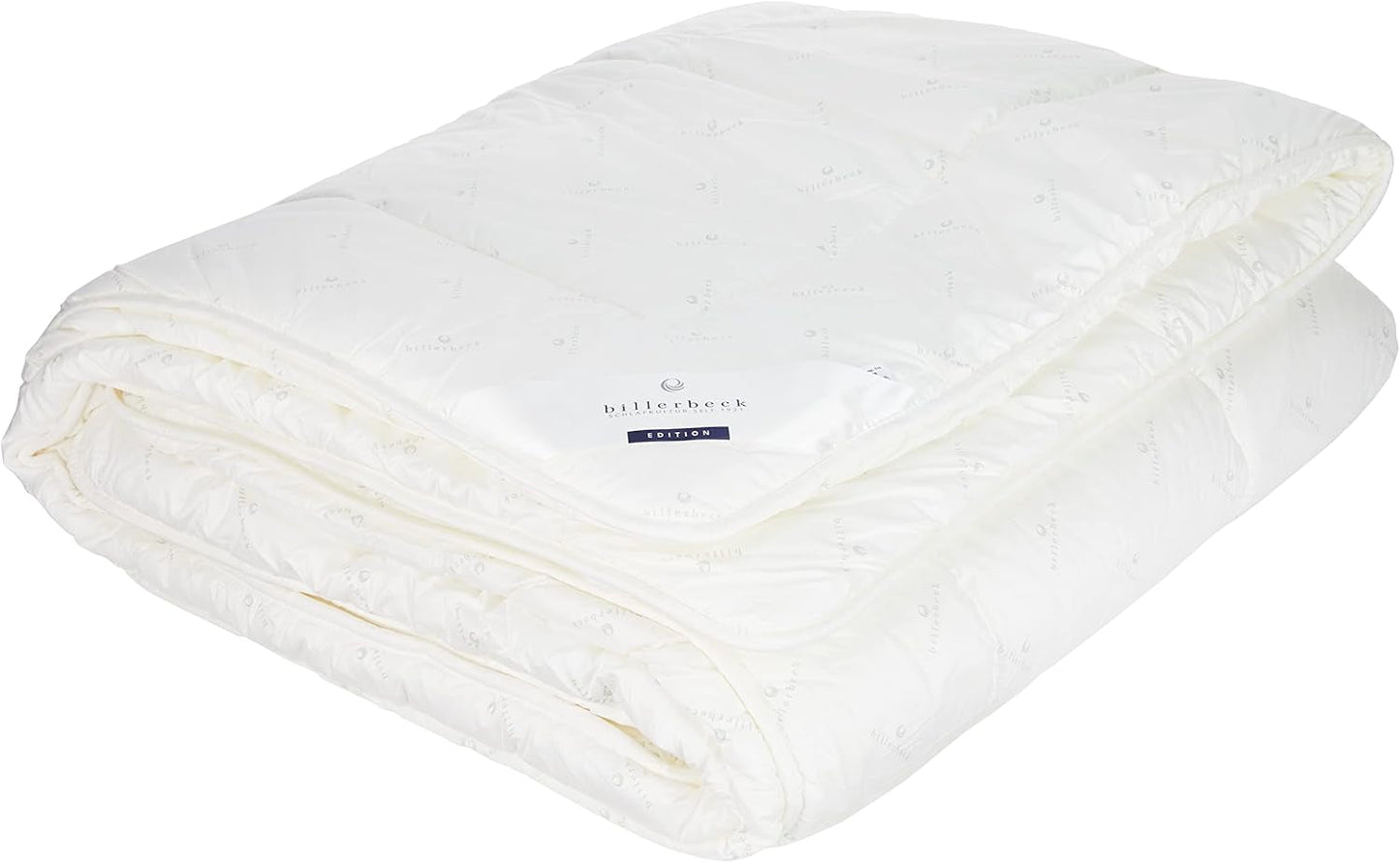 Billerbeck E21 King Fiber Comforter - Raffinata trapunta in fibra di Aloe Vera - 135 X 200 Cm Piumino per tutte le stagioni con calore medio, Bianco Naty Shop Trapunte Singolo 155 X 220 Cm Caldo (L)