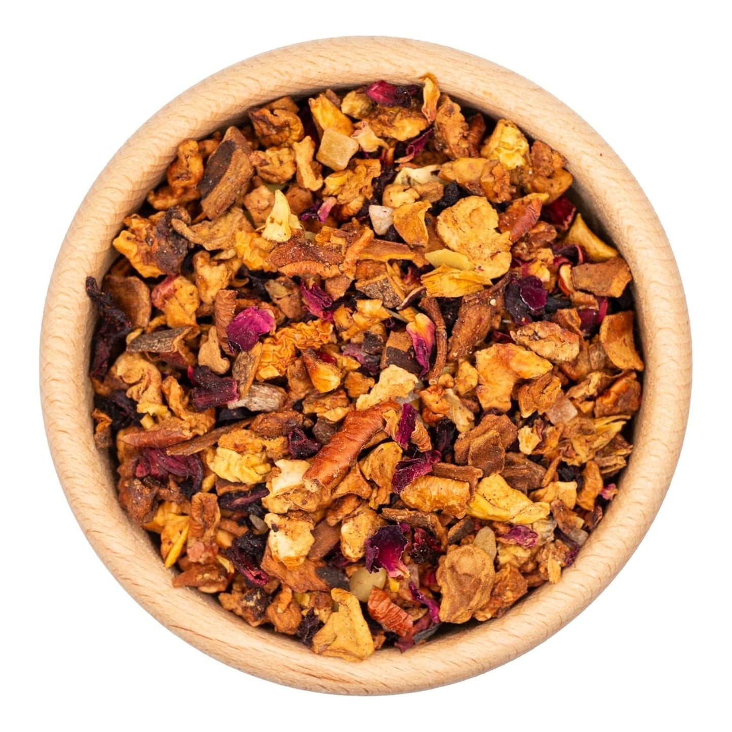 Tè all'alpaca | Mela e cannella | Miscela di tè alla frutta | Alla rinfusa | Richiudibile (100g)