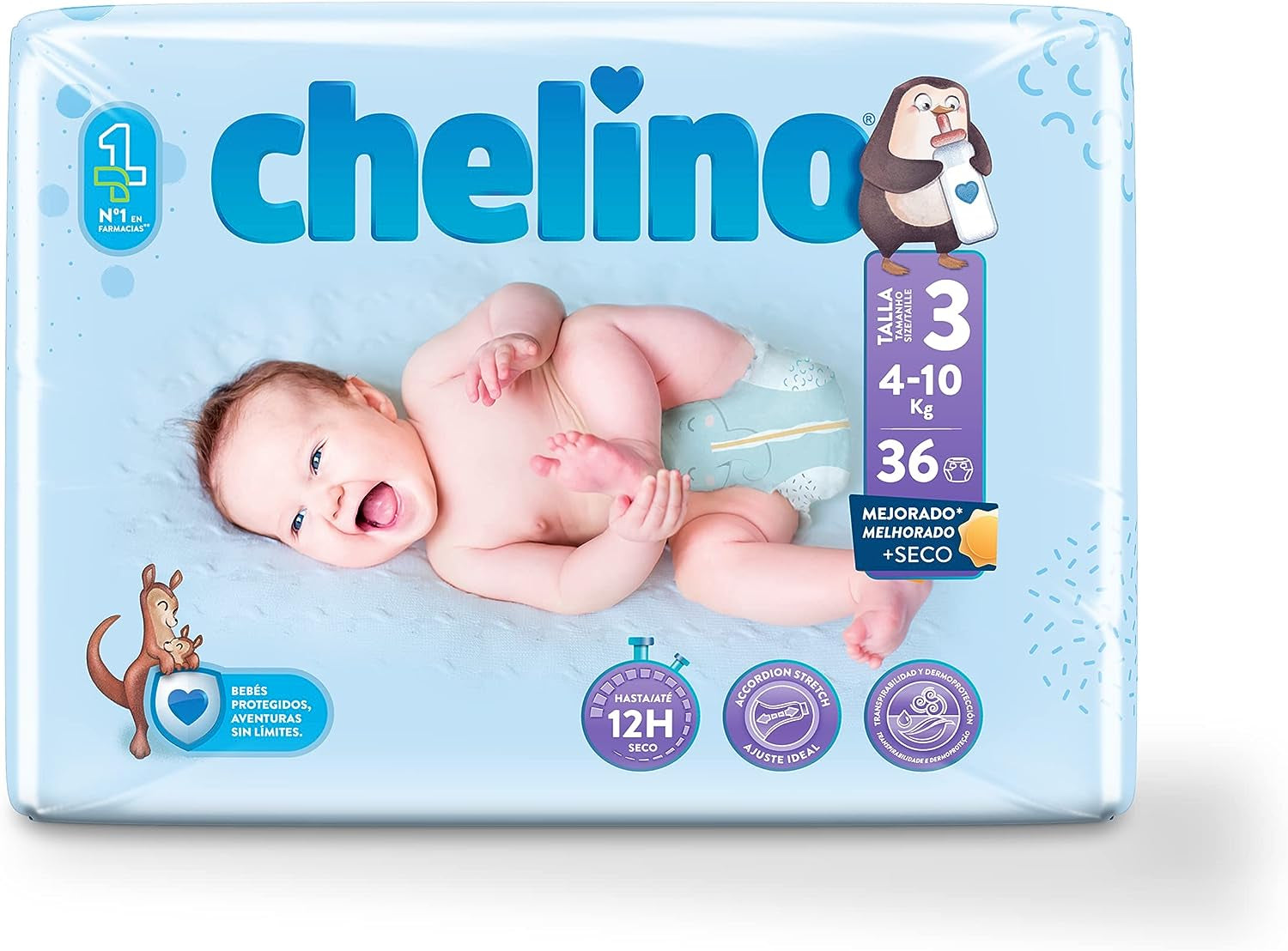 Pannolini Indas Fashion & Love XL, taglia 6 (17-28 kg), 27 pezzi