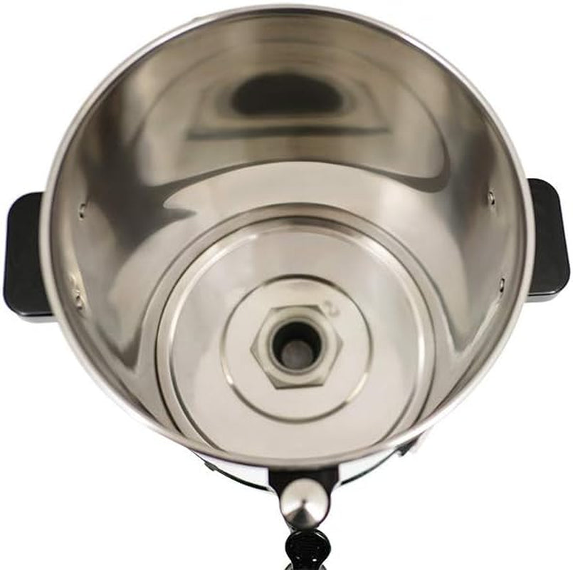 Macchina per caffè espresso Saro con filtro tondo - 6,75 L / 40 tazze - acciaio inox - funzione erogazione e mantenimento in caldo - rubinetto di sicurezza - vetro spia - 1,5 kW - modello SAROMICA 6005