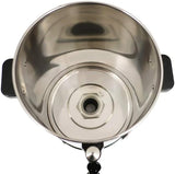 Macchina per caffè espresso Saro con filtro tondo - 6,75 L / 40 tazze - acciaio inox - funzione erogazione e mantenimento in caldo - rubinetto di sicurezza - vetro spia - 1,5 kW - modello SAROMICA 6005