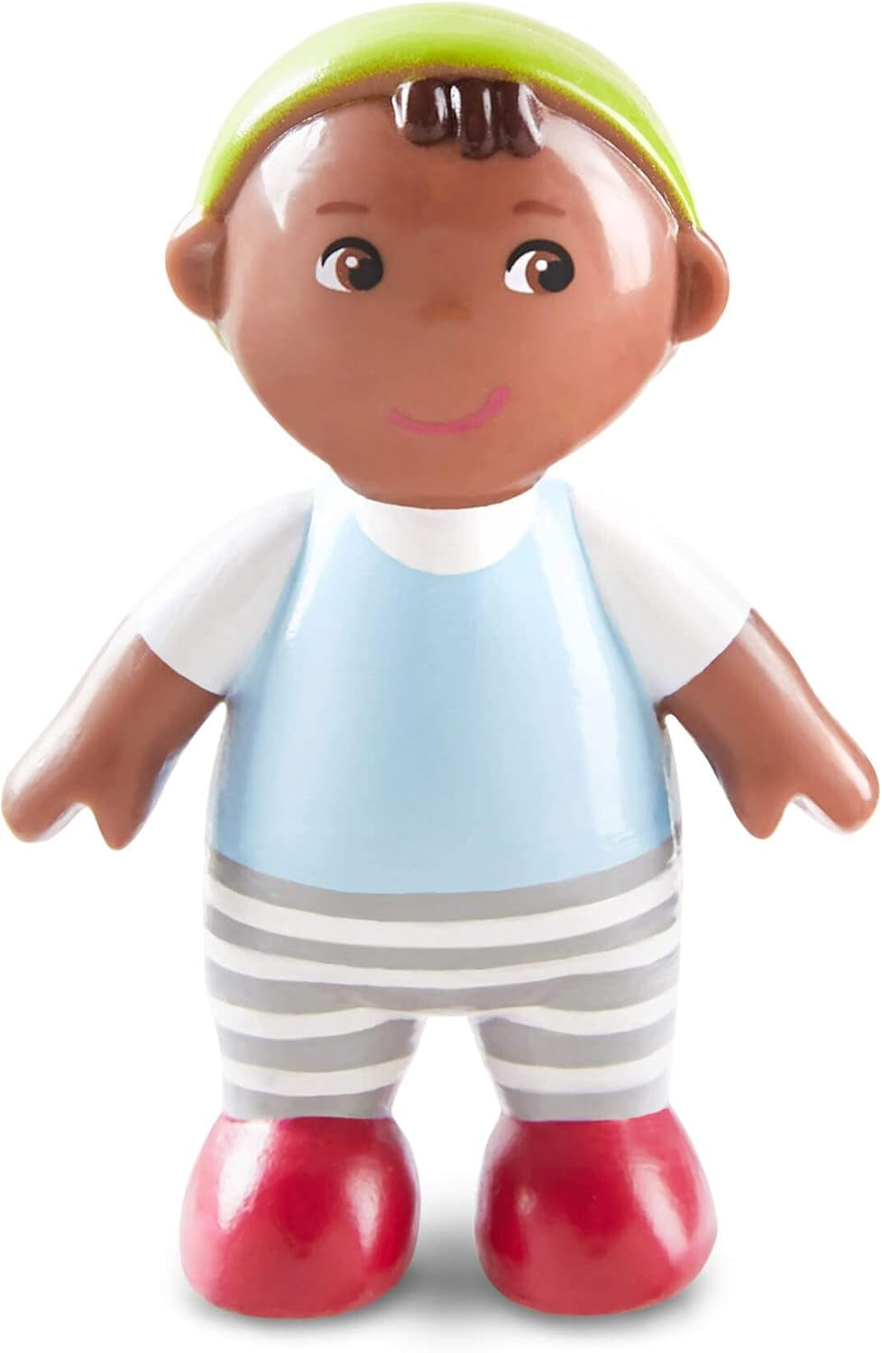 HABA 306696 - Set da gioco Little Friends Family Time, accessori flessibili per bambole, dai 3 anni in su