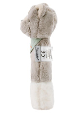Gatto Sterntaler Lilly - Giocattolo per bambini in morbido pile - Giocattolo da afferrare per neonati - Primi tentativi di afferrare e giocare, grigio Bebe Toys Naty Shop