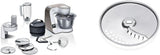 Robot da cucina Bosch Serie 4 MUM5X720, bilancia integrata, ciotola in acciaio inox 3,9 L, mixer 1,25 L, 1000 W Accessori Alimenti e Allattamento Bebe Naty Shop Disc pack Champagne Bianco 2 accessori