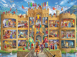Puzzle per bambini Ravensburger - 10016 In space - Puzzle spaziale per bambini dai 7 anni in su con 150 pezzi in formato XXL Puzzle Naty Shop Vista nel castello dei cavalieri