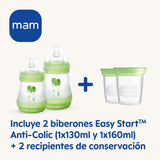 Tiralatte elettrico e manuale MAM 2 in 1, estrazione diretta dal biberon o contenitore di conservazione, stimolazione ed estrazione, display digitale Accessori Alimentazione e Allattamento Bebe Naty Shop