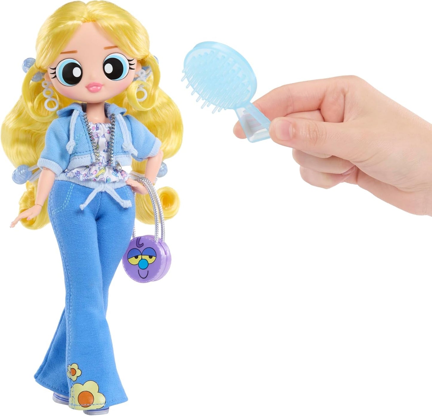 LOL. Sorpresa! OMG The Powerpuff Girls Puppe - Bubbles - Contiene 1 Modepuppe, vestito incluso e accessori, 3 zum Sammeln