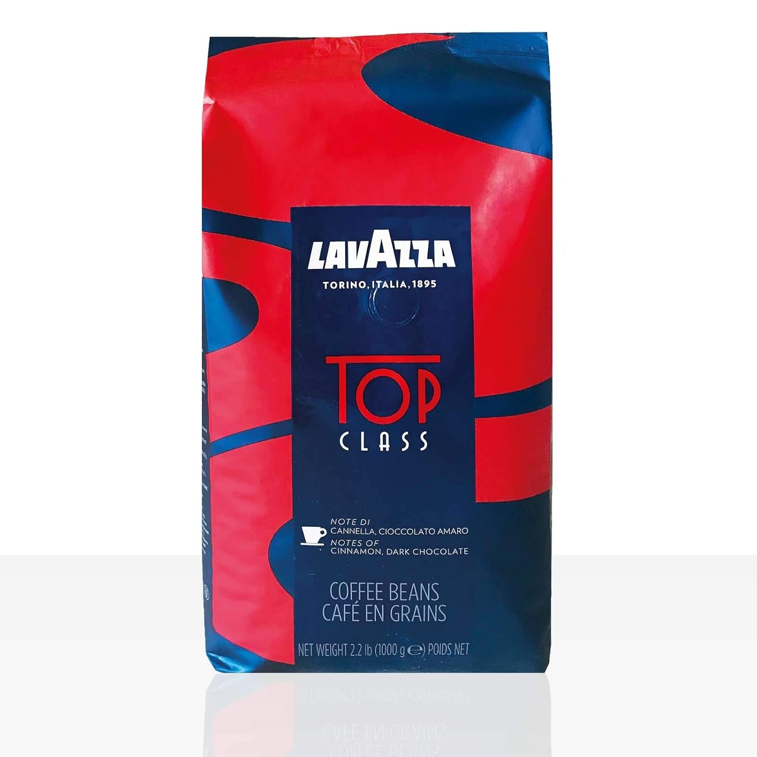 Lavazza Espresso Top Class Gran Gusto caffè in grani interi, confezione da 6, 6 x 1000g