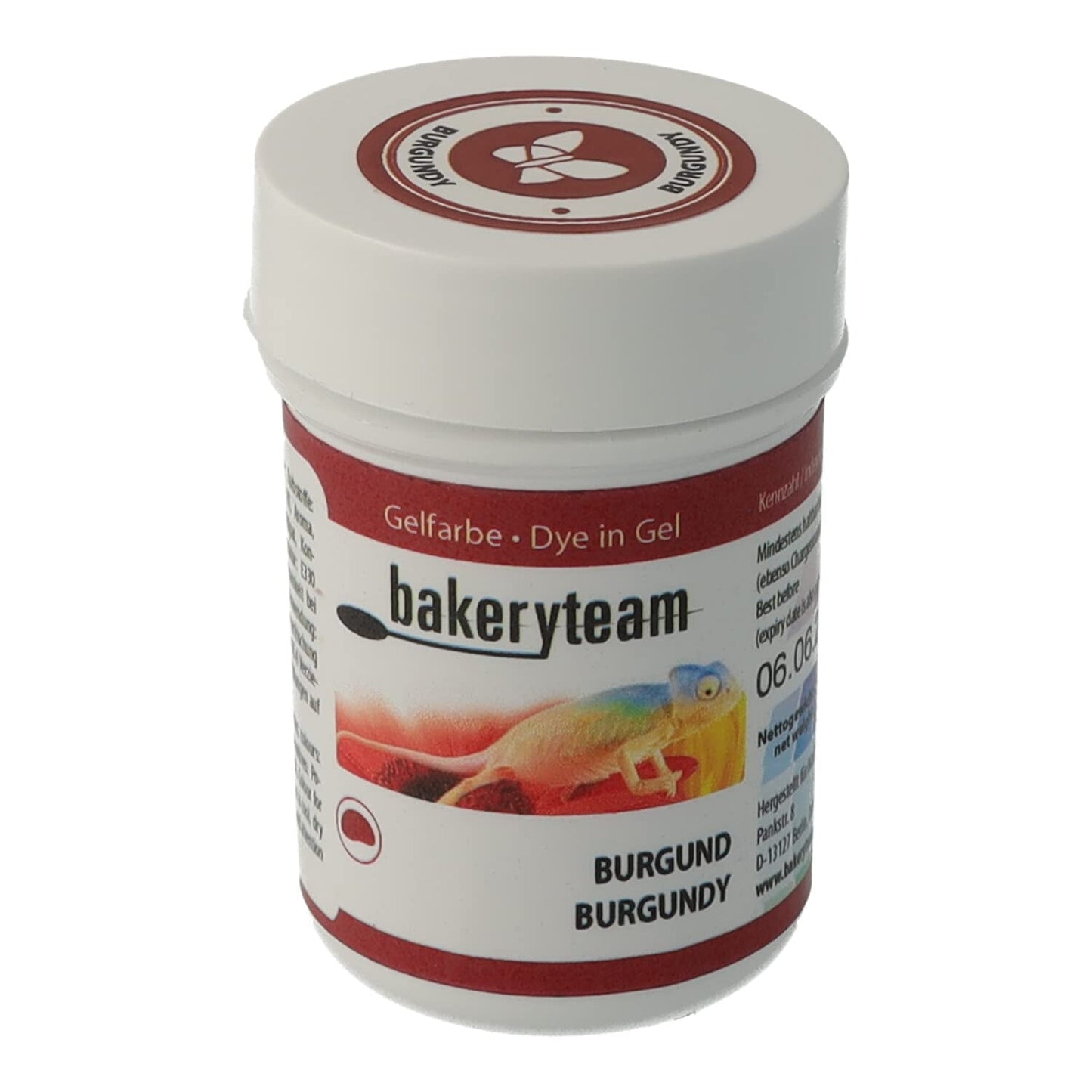 Gel colorante alimentare per glassa Bakeryteam, giallo chiaro, 35 g