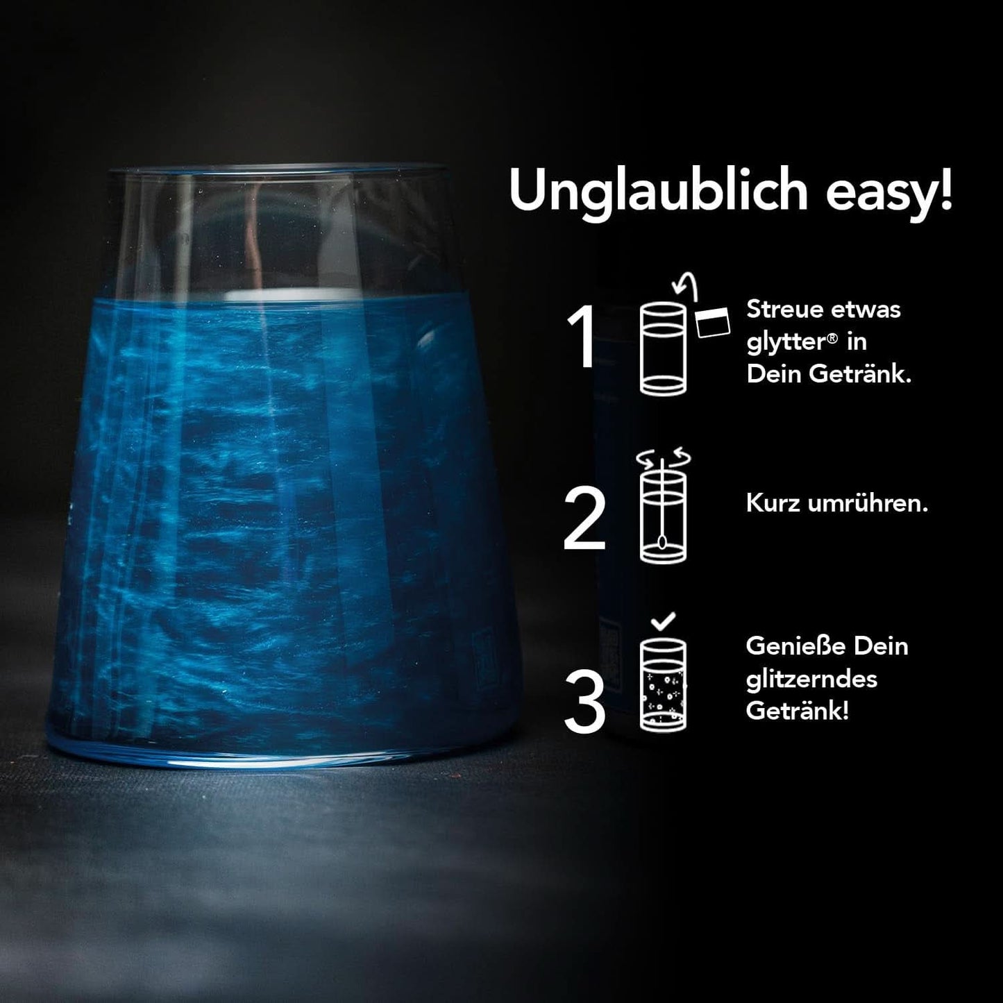 Glitter commestibili per bevande e liquidi, 10 grammi Naty Shop