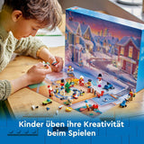Calendario dell'Avvento LEGO City 2024, regalo dell'Avvento per bambini dai 5 anni, 24 sorprese, minifigure in tuta natalizia, Babbo Natale e la signora Babbo Natale, regalo di Natale 60436 Set da costruzione Besuche den LEGO-Store