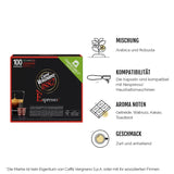 Caffè Vergnano 1882 - Èspresso Kaffeekapseln compostabili, compatibili con Nespresso, Cremoso - Packung Enthält 100 Kapseln