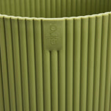 elho Vibes Fold Bowl 25 - Vasi da fiori per interni - 100% plastica riciclata - Ø 24,9 x H 12,1 cm - Verde/Ferngrün
