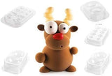 SILIKOMART Kit Rudolf Formen per Cioccolato, Natale, 5 pezzi Kitchen Naty Shop