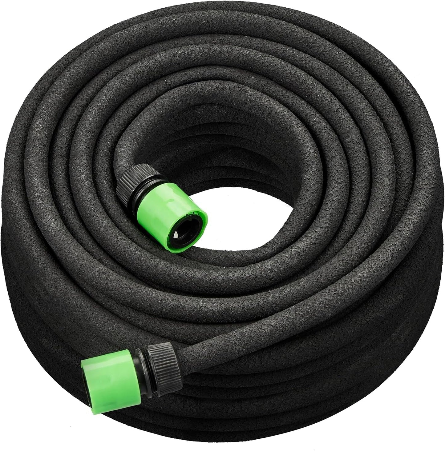 Relaxdays Tubo Gocciolante, Tubo per Irrigazione, Tubo per Irrigazione da 30 m, Irrigazione di Strati Alti e Siepi, Tubo per Irrigazione, Nero