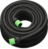Relaxdays Tubo Gocciolante, Tubo per Irrigazione, Tubo per Irrigazione da 30 m, Irrigazione di Strati Alti e Siepi, Tubo per Irrigazione, Nero